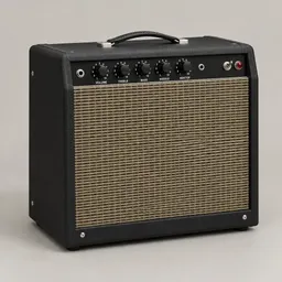 Amplificateur de guitare à lampes examiné dans un constat Dorynn